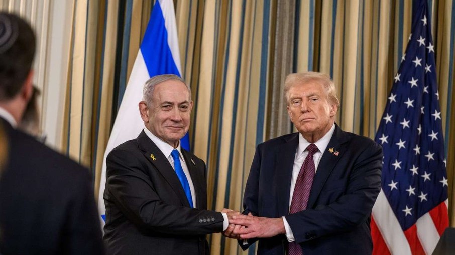 Trump e Netanyahu discutiram plano para cessar-fogo em Gaza Trump e Netanyahu discutiram plano para cessar-fogo em Gaza