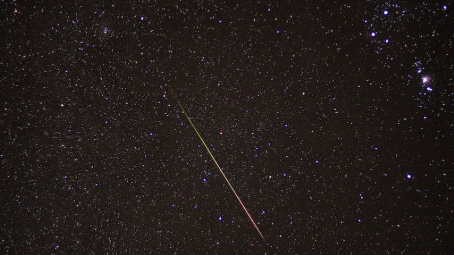 Meteoro das Orionídeas em 22 de outubro de 2023