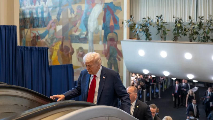 Donald Trump, presidente dos Estados Unidos, mediou o conflito entre Israel e Hamas