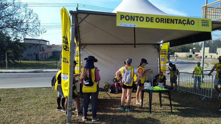 Os pontos de orientação funcionarão do dia 6 ao dia 12 de outubro