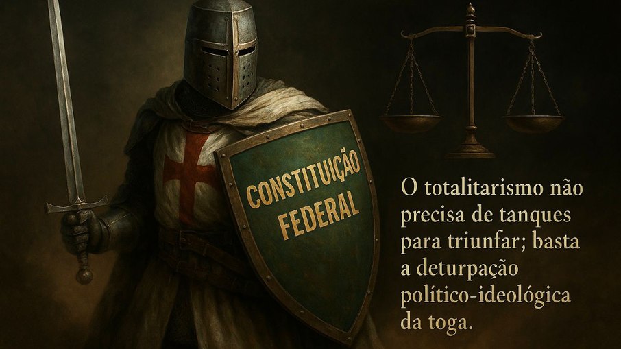 O totalitarismo não precisa de tanques para triunfar; basta a deturpação político-ideológica da toga.