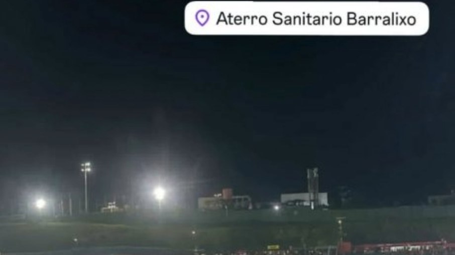 Foto mostrava uma provocação ao Vitória feita no setor onde ocorreu a briga Foto mostrava uma provocação ao Vitória feita no setor onde ocorreu a briga