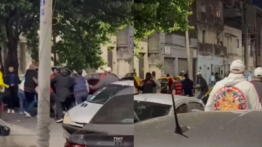 Torcedores de Flamengo e Racing brigam após duelo no El Cilindro