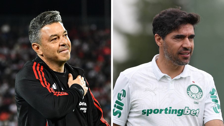 Marcelo Gallardo e Abel Ferreira se enfrentam nas quartas da Libertadores Marcelo Gallardo e Abel Ferreira se enfrentam nas quartas da Libertadores