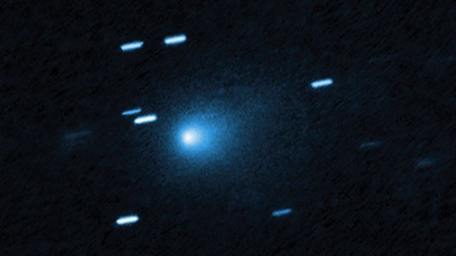 O telescópio Hubble registrou o cometa 3I/ATLAS a 446 milhões de km da Terra O telescópio Hubble registrou o cometa 3I/ATLAS a 446 milhões de km da Terra