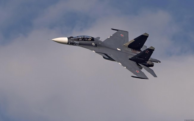 O caça russo SU-30 [imagem de arquivo]