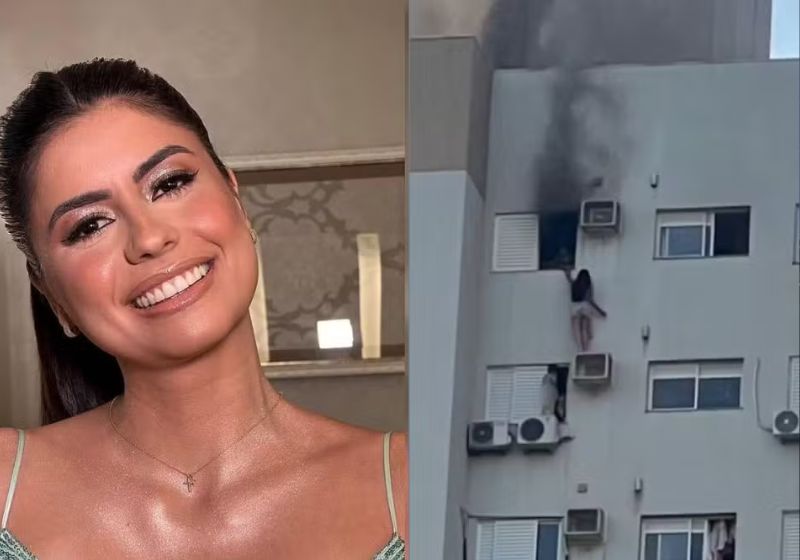 Melhora advogada que salvou família no incêndio em prédio do PR Tiveram alta neste fim de semana a mãe e o menino resgatados de um incêndio no 13º andar um prédio do Paraná, pela advogada Juliane Vieira (foto) que continua internada. - Fotos: reprodução/redes sociais