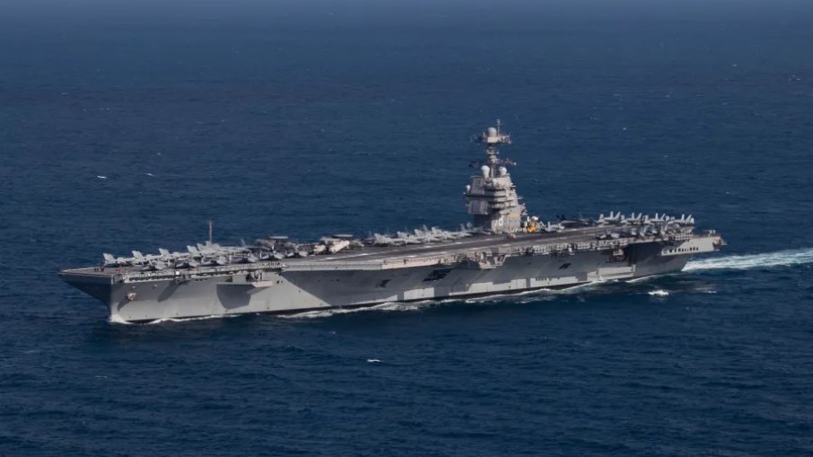 O navio iniciou seu primeiro desdobramento em outubro de 2022 no Atlântico O navio iniciou seu primeiro desdobramento em outubro de 2022 no Atlântico