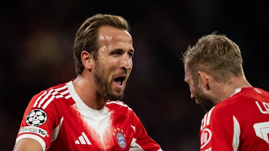 Um dos artilheiros da Champions, Harry Kane deixou o dele na vitória do vice-líder Bayern Um dos artilheiros da Champions, Harry Kane deixou o dele na vitória do vice-líder Bayern