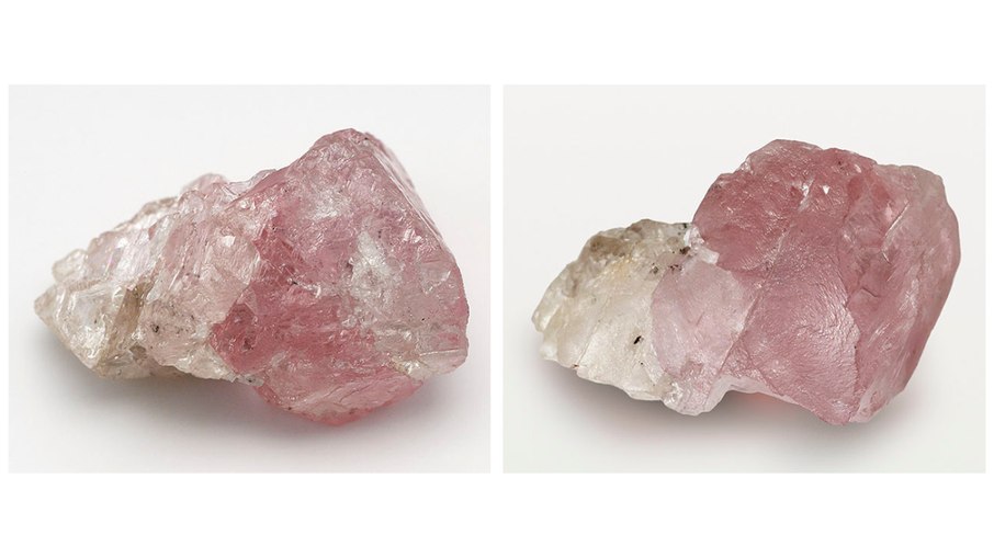 Diamante bruto de 37,4 quilates apresenta zonas distintas em rosa e incolor