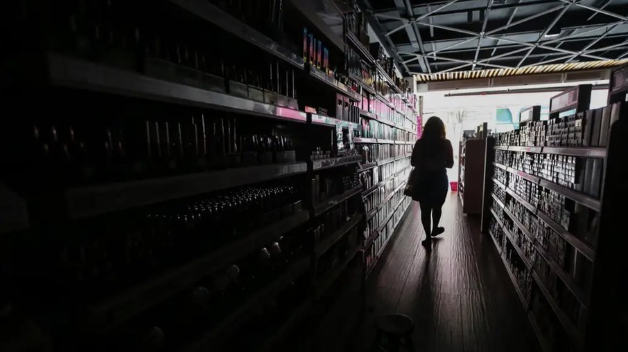 Apagão em comércio de São Paulo