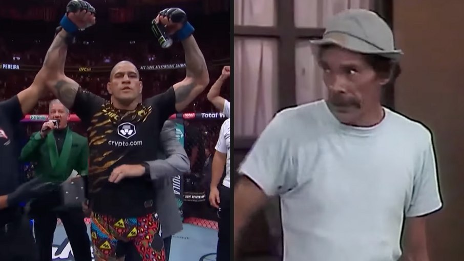 Poatan citou Seu Madruga ao reconquistar o cinturão do UFC