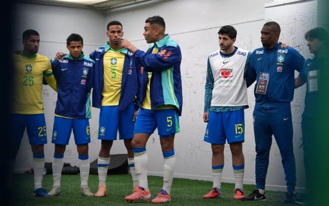 Casemiro em discurso de motivação antes da goleada sobre a Coreia do Sul