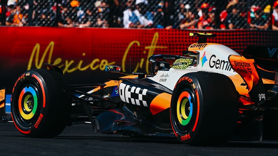 Lando Norris venceu o GP do México com tranquilidade Lando Norris venceu o GP do México com tranquilidade