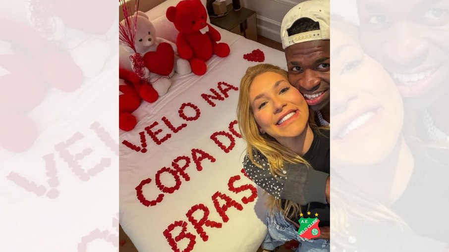 Vini Jr e Virginia assumiram o namoro nesta terça e inspiraram o clube paulista Vini Jr e Virginia assumiram o namoro nesta terça e inspiraram o clube paulista