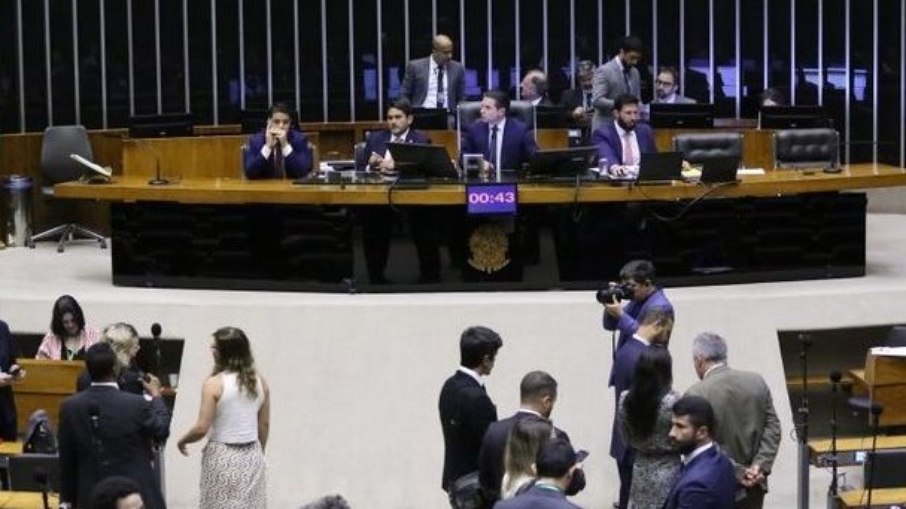 Plenário da Câmara, durante discussão do PL Antifacção Plenário da Câmara, durante discussão do PL Antifacção