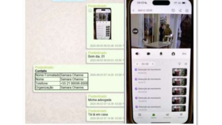 Imagem enviada por TH Joias a Bacellar mostra agentes da Polícia Federal dentro do imóvel no início da operação.