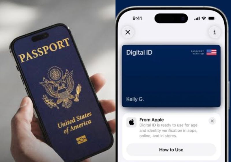 O passaporte digital no iPhone já começou a funcionar em aeroportos dos EUA. A novidade da Apple promete reduzir roubos e falsificações. - Fotos: divulgação