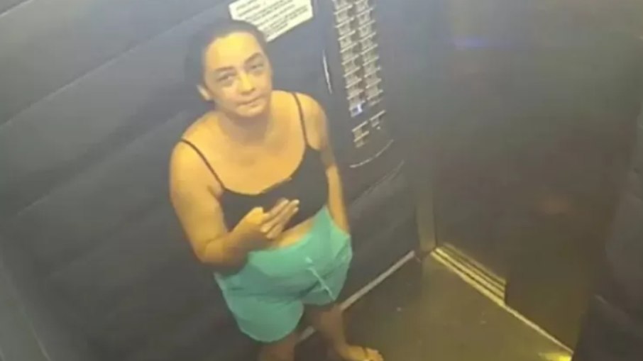 &Uacute;ltima vez que Daiane foi vista.