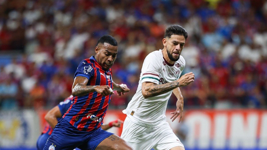 Bahia e Fluminense ficaram no empate em 1 a 1