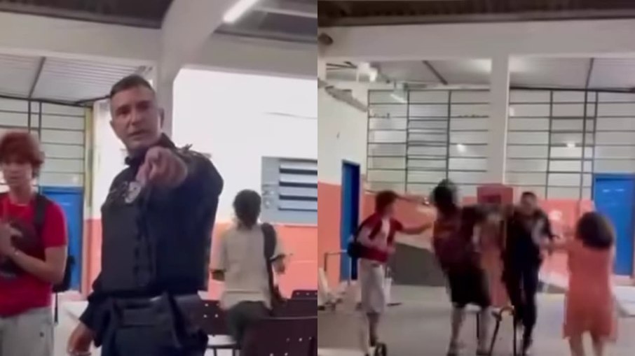Agressão foi flagrado por câmera de celular