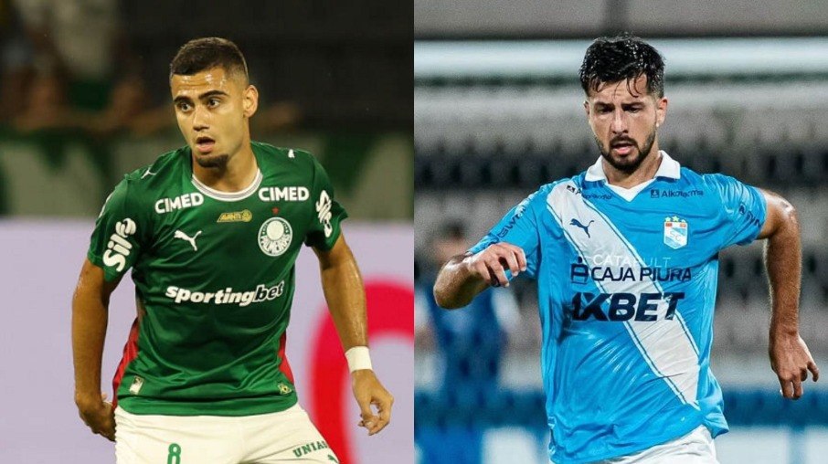 Andreas Pereira e Lutiger se enfrentam em Palmeiras x Sporting Cristal