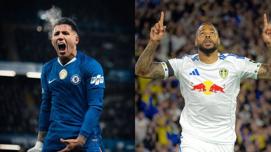 Enzo Fern&aacute;ndez e Nmecha s&atilde;o destaques de Chelsea e Leeds United