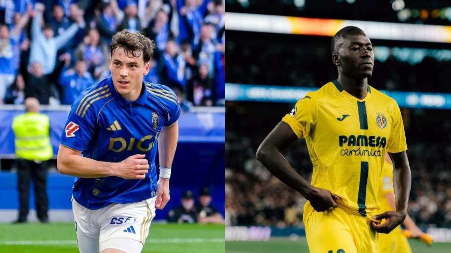 Vin&atilde;s e Pape Gueye s&atilde;o destaques de Oviedo e Villarreal