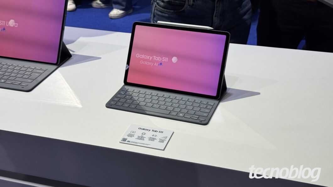 Galaxy Tab S11 (foto: Th&aacute;ssius Veloso/Tecnoblog)
