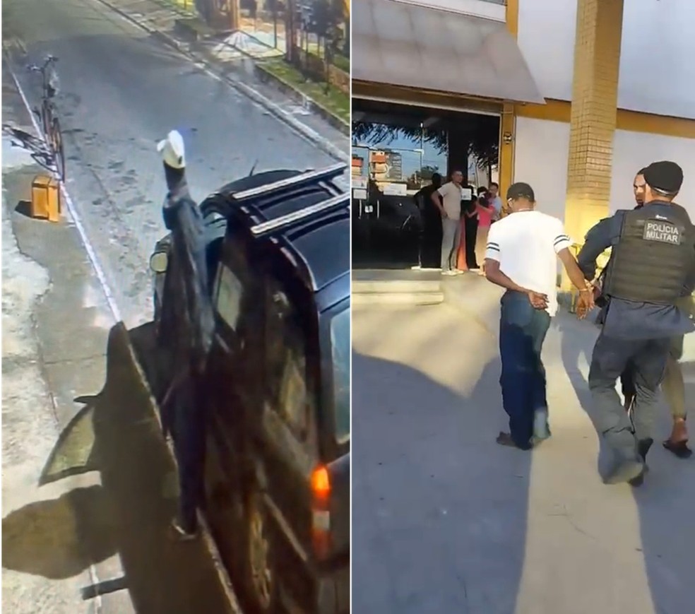 Câmeras de segurança ajudam PM a prender suspeito de furto em veículo em Cabo Frio