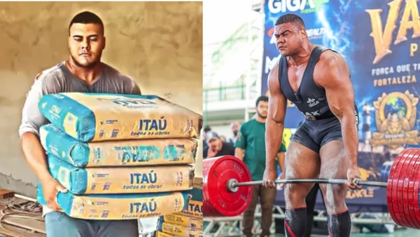 Brasileiro, ex-servente de pedreiro, chega à Islândia para competição, bate recorde com barra de 420 kg e ganha aplausos de astro de Game of Thrones Brasileiro, ex-servente de pedreiro, chega à Islândia para competição, bate recorde com barra de 420 kg e ganha aplausos de astro de Game of Thrones