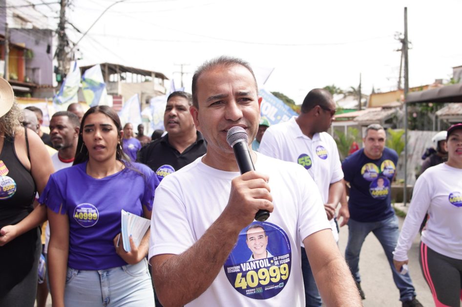 Vantoil Martins leva campanha às ruas de São Pedro da Aldeia
