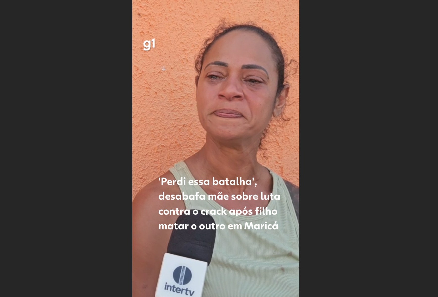 ‘Perdi essa batalha’, diz mãe sobre o crack após filho matar o outro