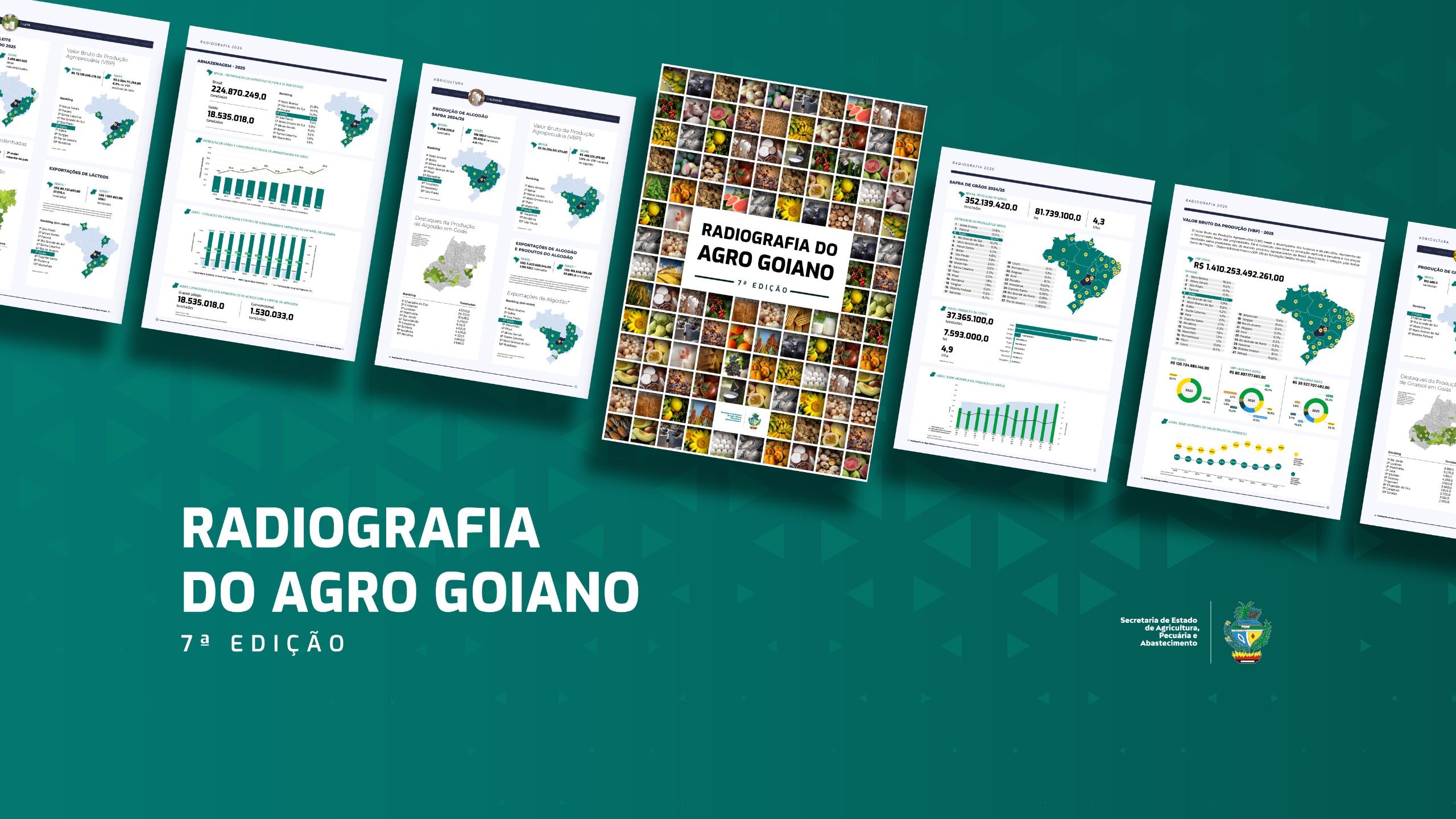 Radiografia do Agro 2026 reúne destaques e os principais dados do agronegócio em Goiás