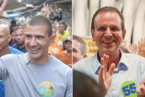 Com mais de 50% das urnas apuradas no Rio, Douglas Ruas tem 50,6% e Paes, 41%; Portinho e Jordy lideram para Senado